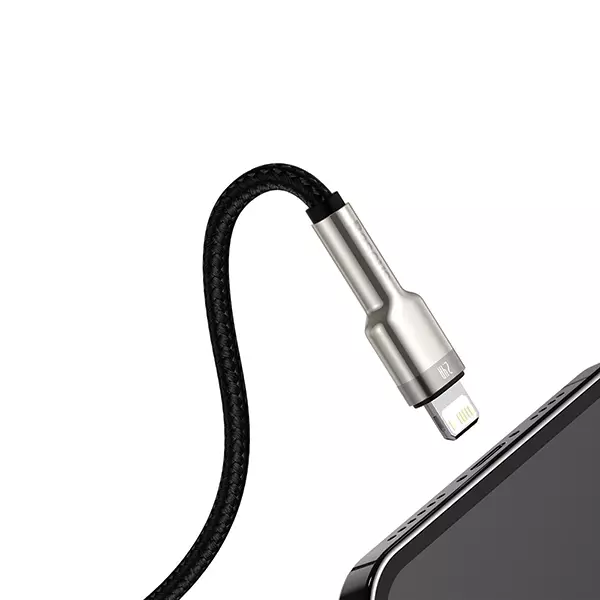 کابل 25 سانتی متری USB به لایتنینگ بیسوس مدل CALJK-01