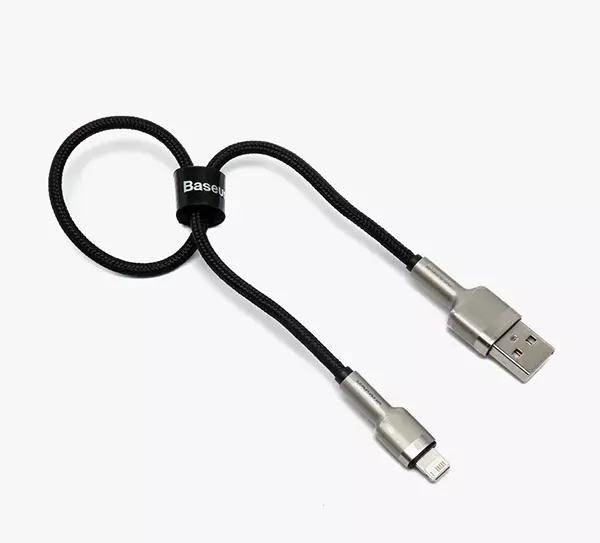 کابل 25 سانتی متری USB به لایتنینگ بیسوس مدل CALJK-01