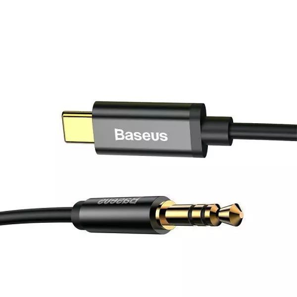 کابل تبدیل 1.2 متری USB-C به AUX بیسوس مدل CAM01-01