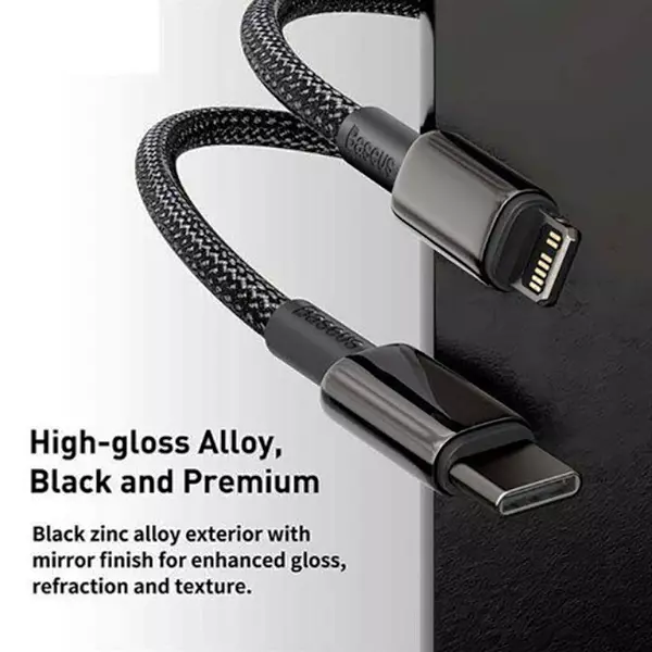 کابل تبدیل USB-C به لایتنینگ بیسوس مدل CATLWJ-01 طول 1متر