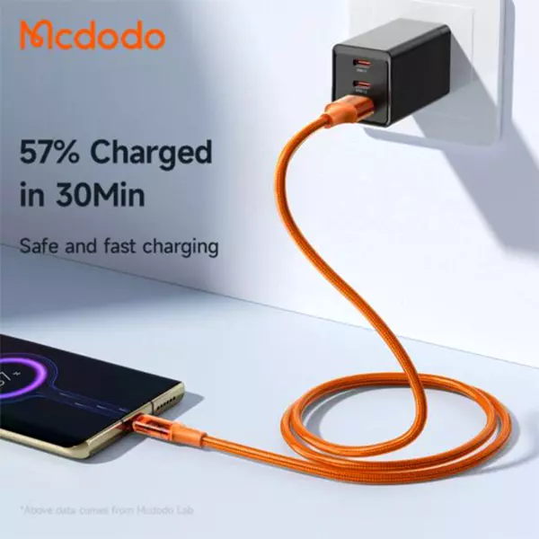 کابل تبدیل USB به USB-C مک دودو مدل CA-2092 طول 1.8 متر