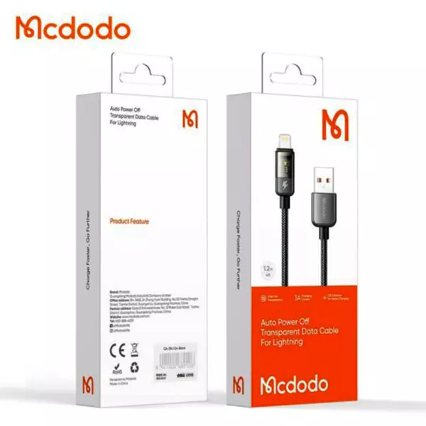 کابل تبدیل USB به لایتنینگ مک دودو مدل CA-3140 طول 1.2 متر