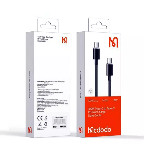 کابل USB-C مک دودو مدل CA-3670 طول 1.2 متر