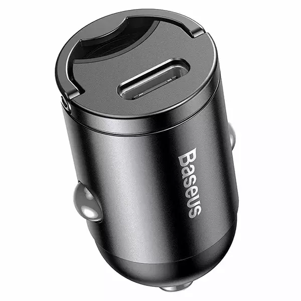 شارژر فندکی 30 وات تایپ سی بیسوس Tiny Star PD3 QC3 Type-C مدل VCHX-B0G