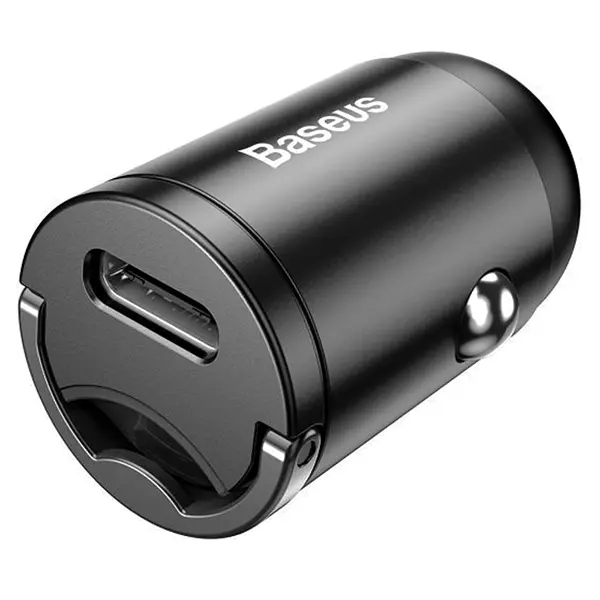 شارژر فندکی 30 وات تایپ سی بیسوس Tiny Star PD3 QC3 Type-C مدل VCHX-B0G