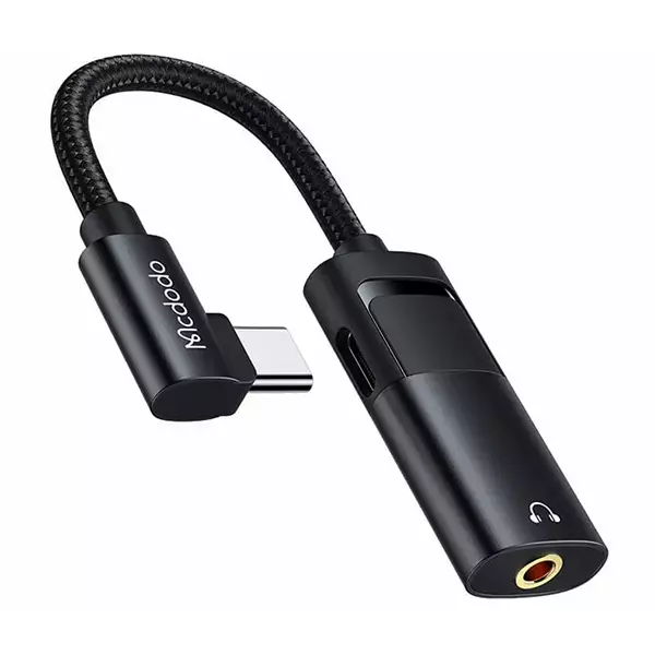 مبدل USB-C به جک 3.5 میلیمتری و USB-C مک دودو مدل CA-1880