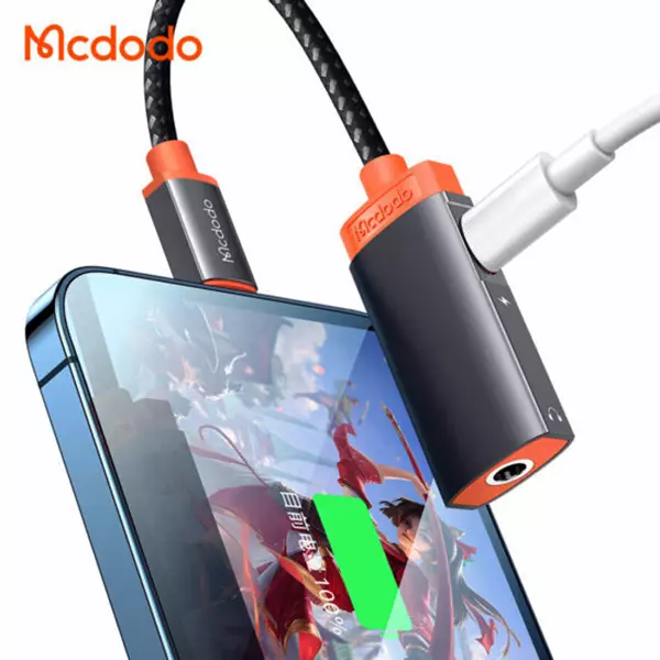 مبدل لایتنینگ به لایتنینگ و AUX مک دودو مدل CA-6710