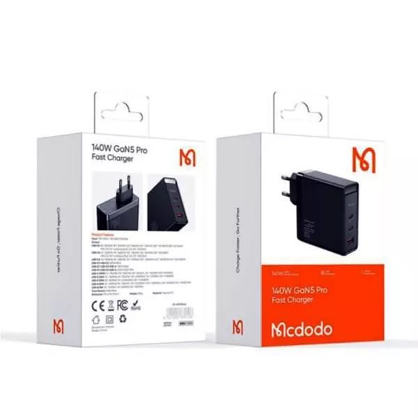 شارژر دیواری 140 وات مک دودو مدل CH-2911