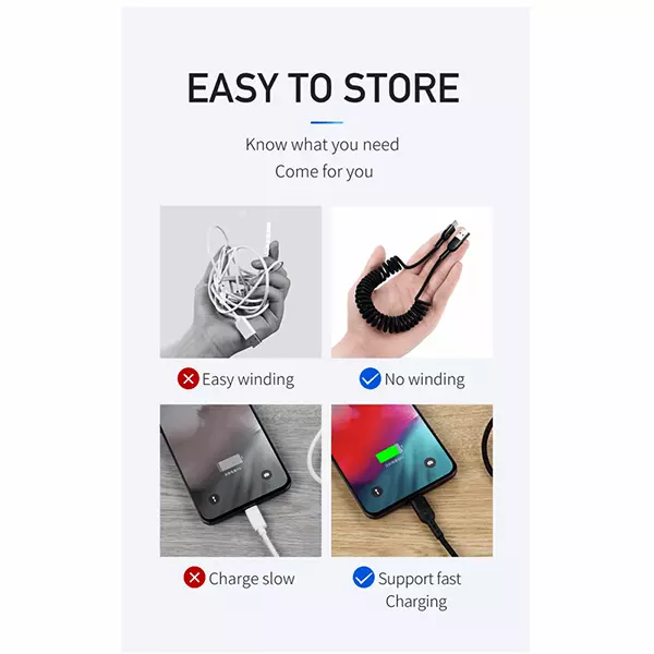 کابل تبدیل USB به USB-C مک دودو مدل CA-6420 طول 1.8 متر