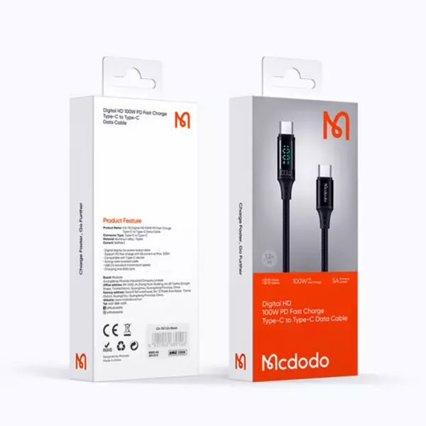 کابل USB-C مک دودو مدل CA-1100 طول 1.2 متر