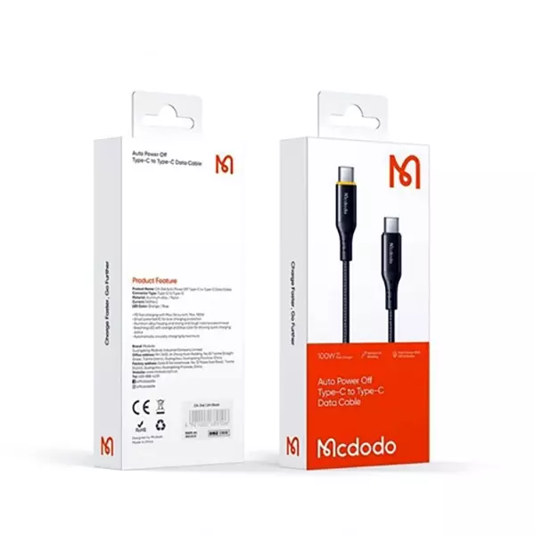 کابل USB-C مک دودو مدل CA-3461 طول 1.8 متر