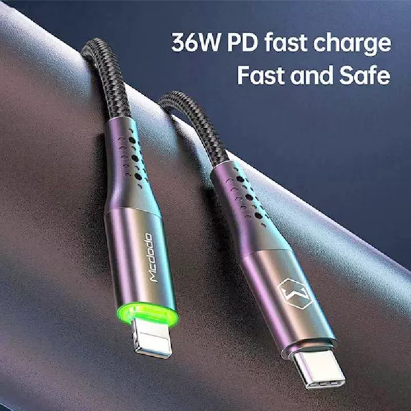 کابل شارژ USB-C به لایتنینگ مک دودو مدل CA-7360 طول 1.2 متر
