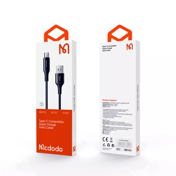 کابل تبدیل USB به USB-C مک دودو مدل CA-7430 طول 1.5 متر