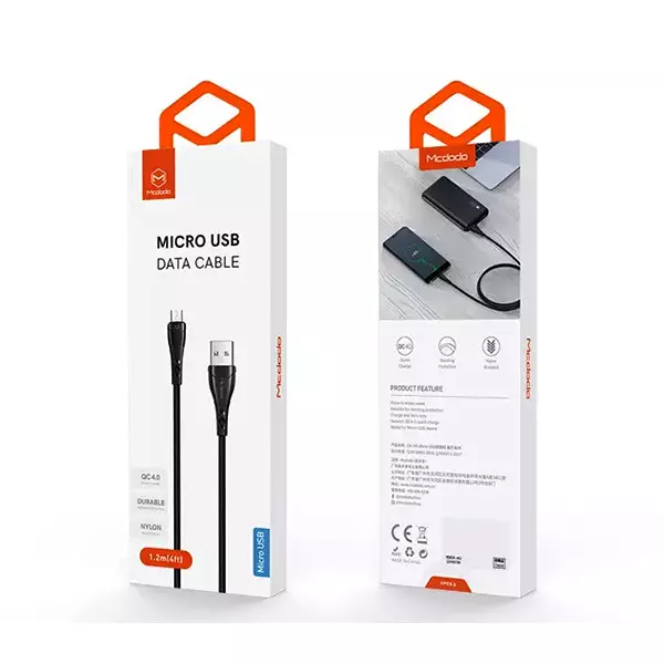 کابل تبدیل USB به microUSB مک دودو مدل CA-7451 طول 1.2 متر