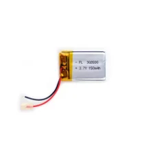 باتری لیتیوم پلیمر 3.7v ظرفیت 150mAh کد 302030