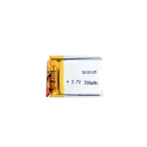 باتری لیتیوم پلیمر 3.7v ظرفیت 300mAh کد 302035