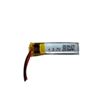 باتری لیتیوم پلیمر 3.7v ظرفیت 250mAh کد 350629