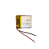 باتری لیتیوم پلیمر 3.7v ظرفیت 200mAh کد 402020