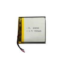 باتری لیتیوم پلیمر 3.7v ظرفیت 1500mAh کد 404040