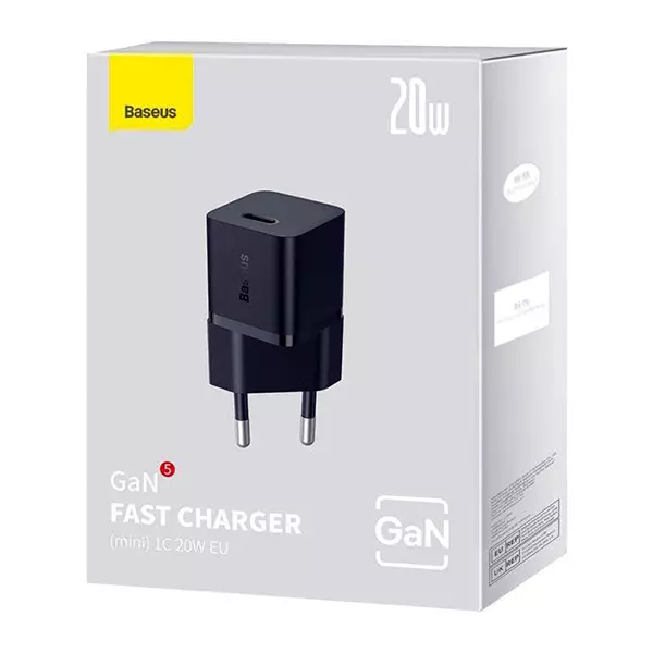 شارژر دیواری 20 وات بیسوس مدل CCGN050101