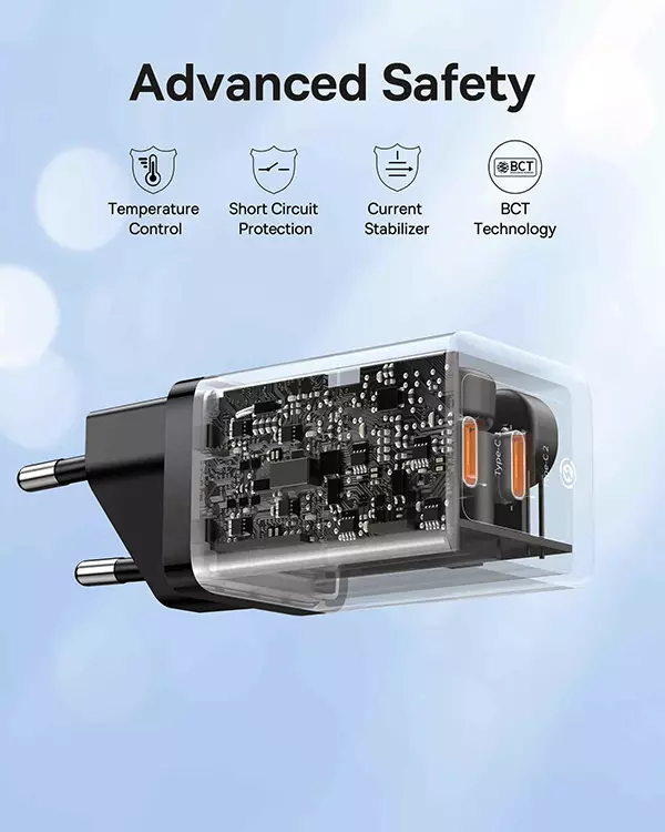 شارژر دیواری 40 وات بیسوس GAN5 Pro مدل CCGP180101