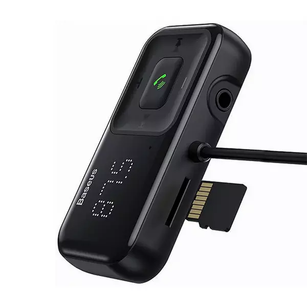 شارژر فندکی و گیرنده صوتی بلوتوثی بیسوس T Shaped S-16 MP3 Playerمدل CCMT000201