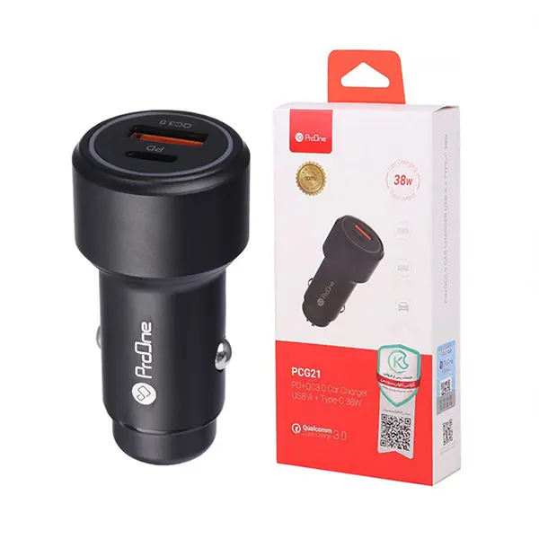 شارژر فندکی 38 وات پرووان مدل PCG21