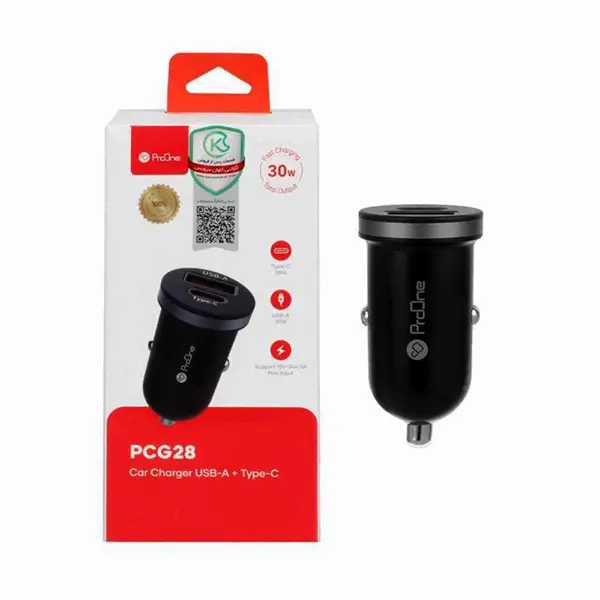 شارژر فندکی 30 وات پرووان مدل PCG28