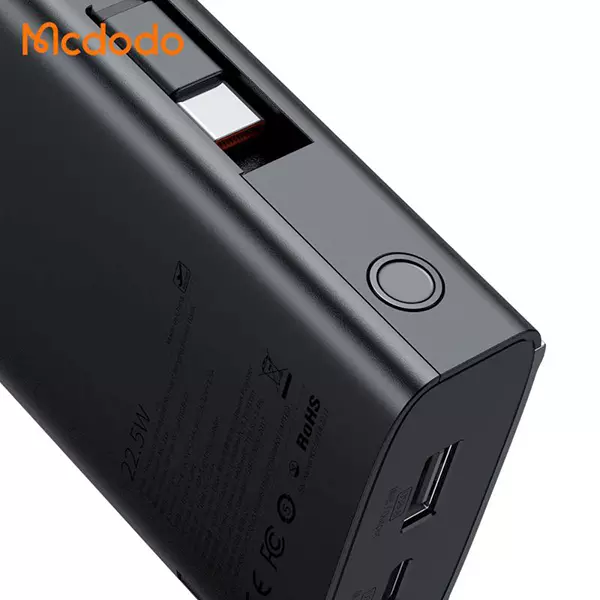 پاوربانک 10000 مک دودو مدل MC-1161 با توان 22.5 وات