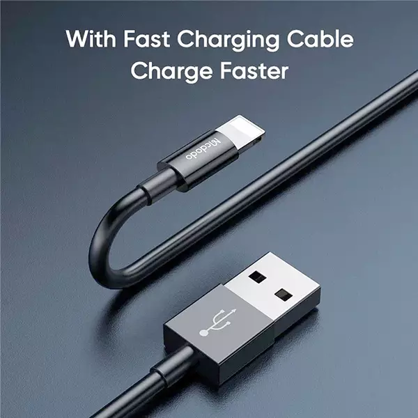 شارژر ديواری 12W مک دودو مدل CH-5071 به همراه کابل لایتنینگ