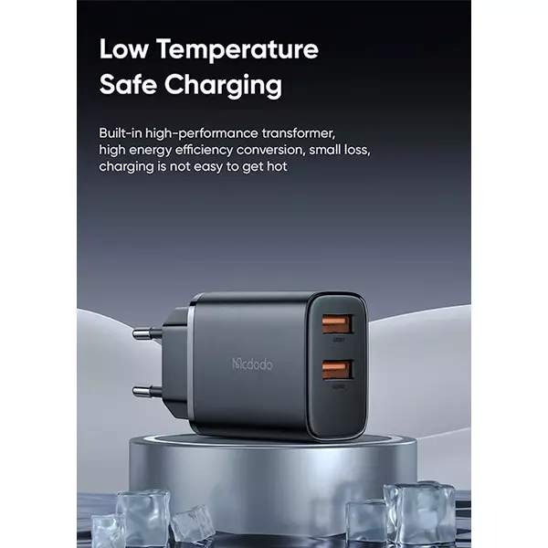 شارژر ديواری 12W مک دودو مدل CH-5072 به همراه کابل تایپ سی