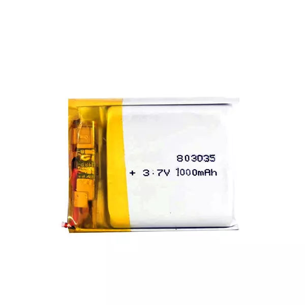 باتری لیتیوم پلیمر 3.7 ولت مدل 803035 ظرفیت 1000mAh