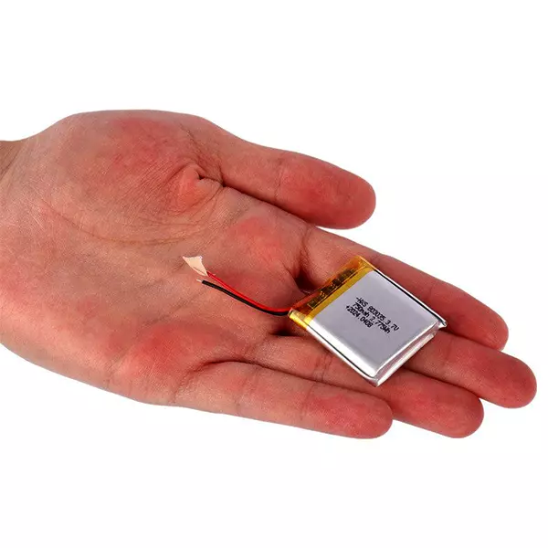 باتری لیتیوم پلیمر 3.7 ولت مدل 803035 ظرفیت 1000mAh