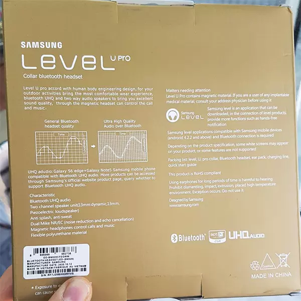 هندزفری بلوتوثی گردنی مدل level u pro