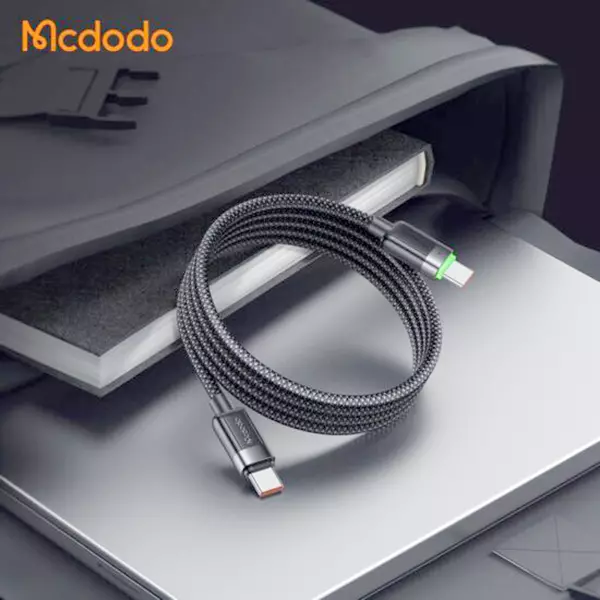 کابل تایپ سی به تایپ سی 60 وات بدنه مگنتی مک دودو مدل CA-2000 طول 1.2متر