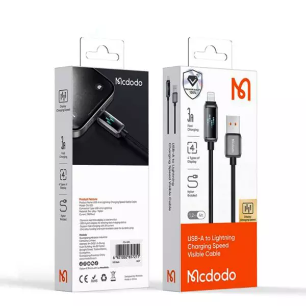کابل USB به لایتنینگ مک دودو مدل CA-5250 طول 1.2متر