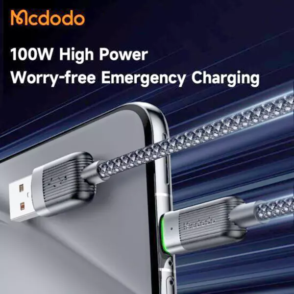 کابل USB به تایپ سی بدنه مگنتی 1.2متر 100 وات مک دودو مدل CA-5650