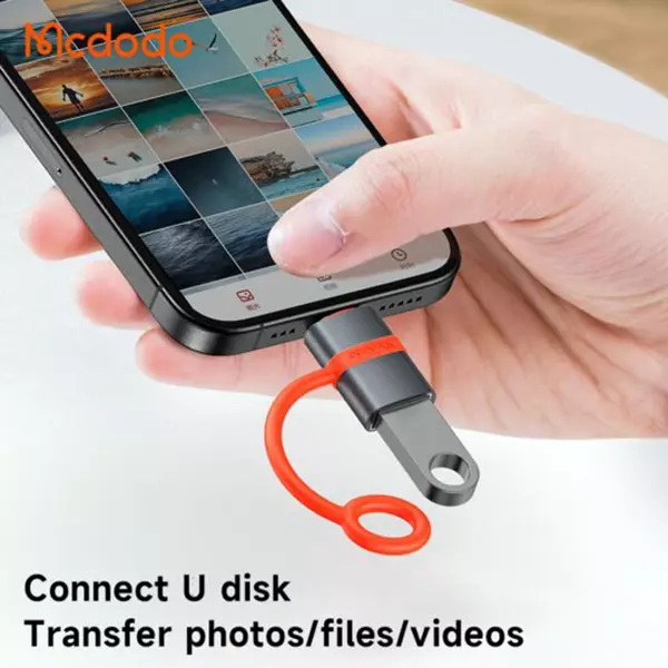 مبدل OTG یو اس بی USB-A به لایتنینگ مک دودو مدل OT-2600
