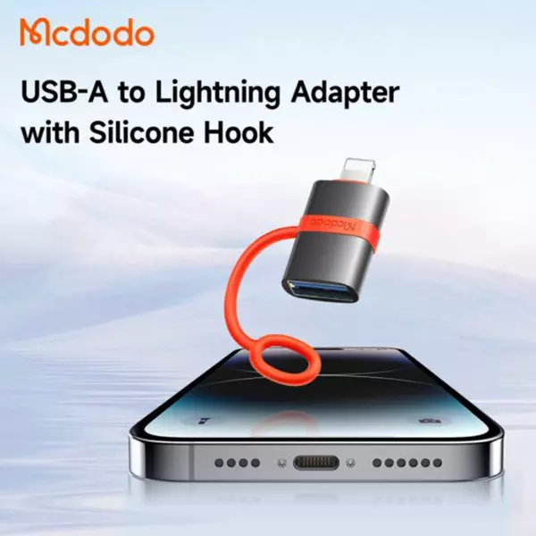 مبدل OTG یو اس بی USB-A به لایتنینگ مک دودو مدل OT-2600