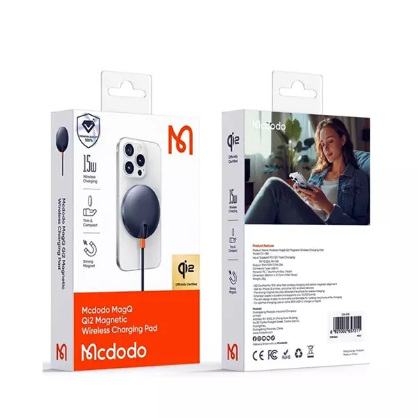 شارژر وایرلس مگنتی مک دودو مدل CH-2860