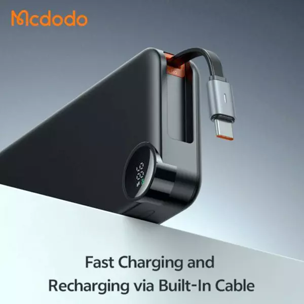 پاوربانک 22.5 وات 10000 مک دودو مدل MC-3860 با کابل شارژ
