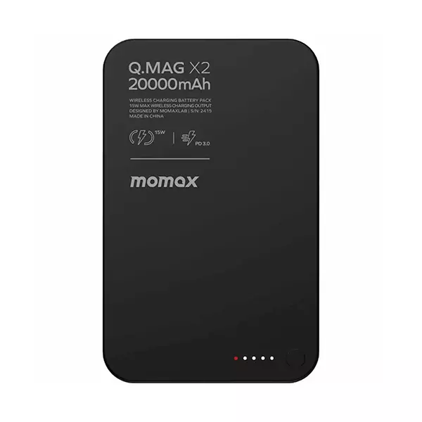 پاوربانک مگ سیف و تایپ سی 20000 مومکس مدل Q.MAG X2 IP133