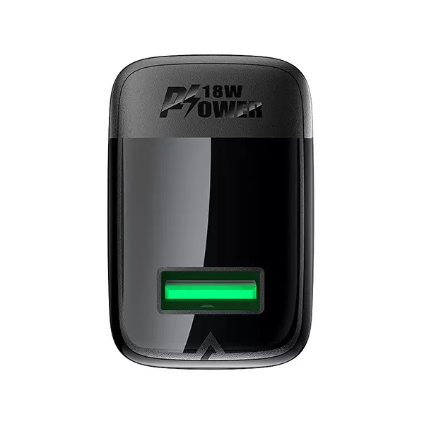 شارژر دیواری ایس فست A90 QC18W همراه با کابل
