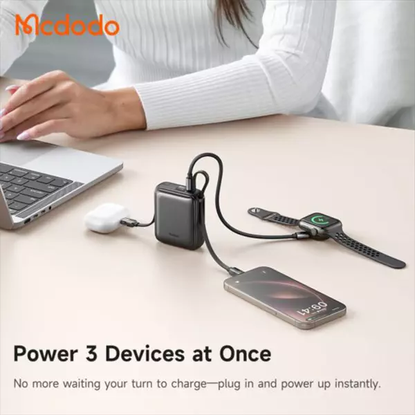 پاوربانک ۱0000 میلی آمپر مک دودو مدل MC-2550