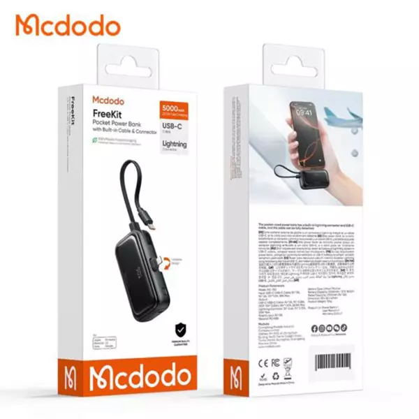پاوربانک 22.5 وات 5000 مک دودو مدل MC-7800