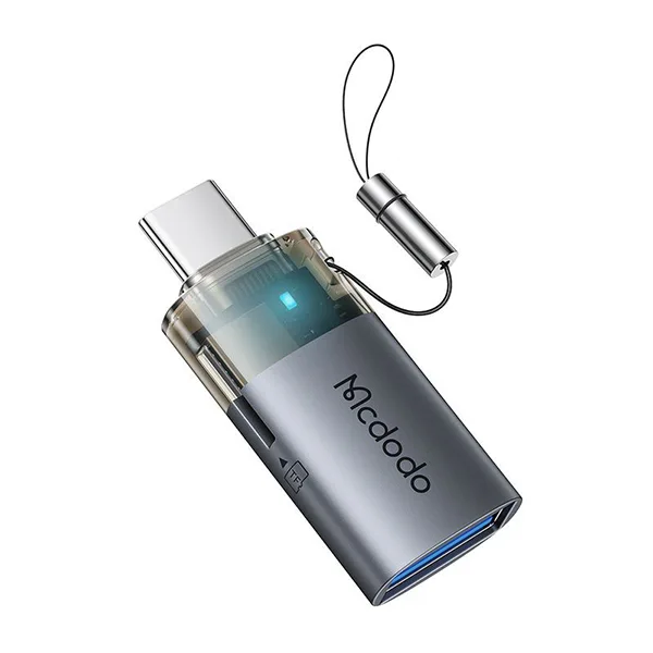 مبدل OTG یو اس بی به تایپ سی و کارتخوان میکرواسدی مک دودو مدل OT-7600
