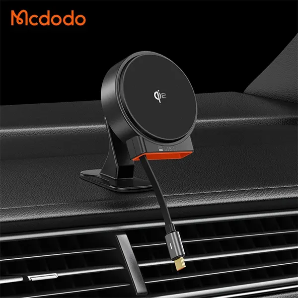 پایه نگهدارنده و شارژر وایرلس گوشی موبایل مک دودو مدل CH-009