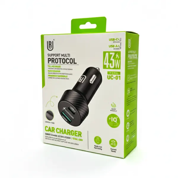 شارژر فندکی 43 وات یو آر مدل UC-01
