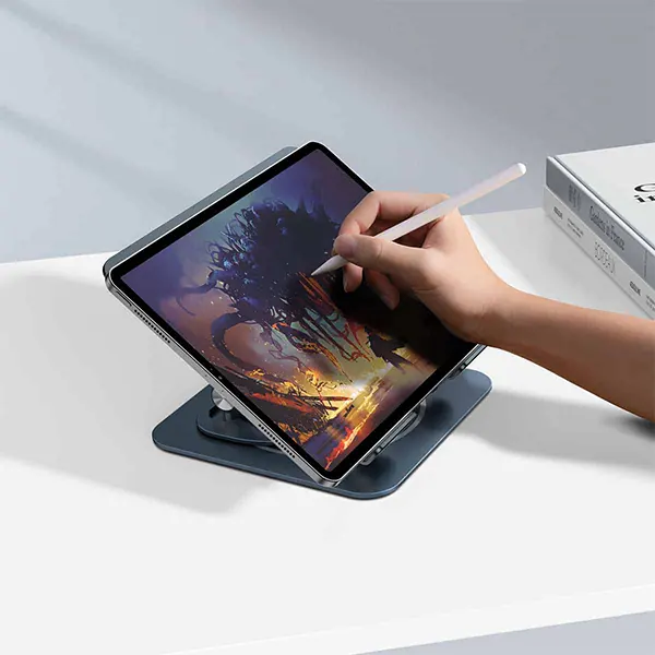 پایه نگهدارنده لپ تاپ قابل چرخش و تاشو بیسوس مدل BS-HP017