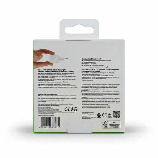 شارژر دیواری 45 وات USB-C بلکین مدل wca013kq